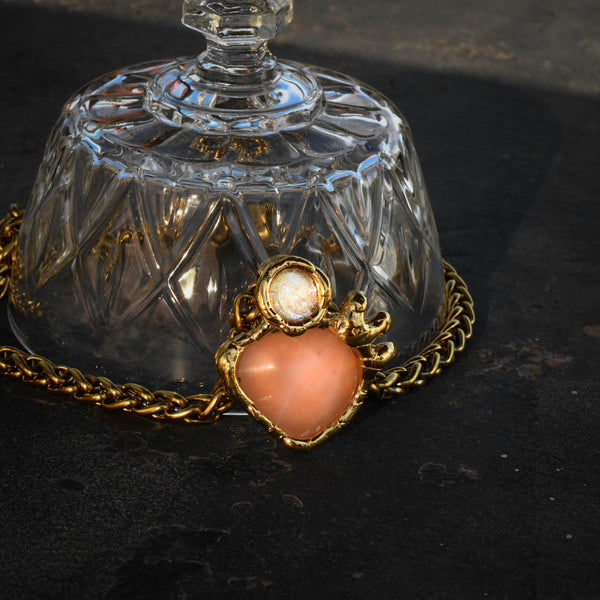 Rose Quartz with Stardust