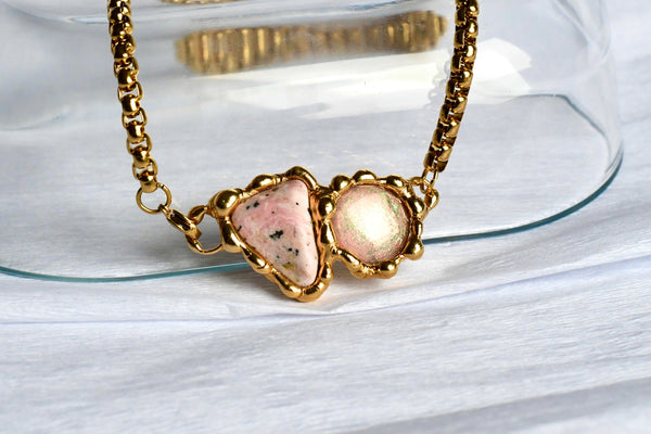 Rhodonite & Stardusty Ornament