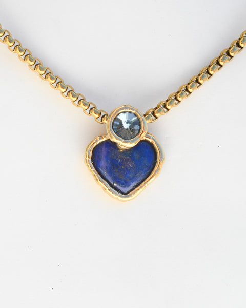 Lapis Lazuli & Swarovski Crystal