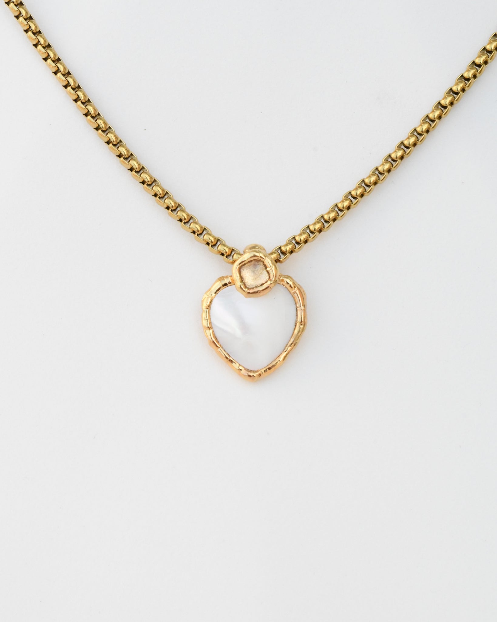 Mother of Pearl Heart