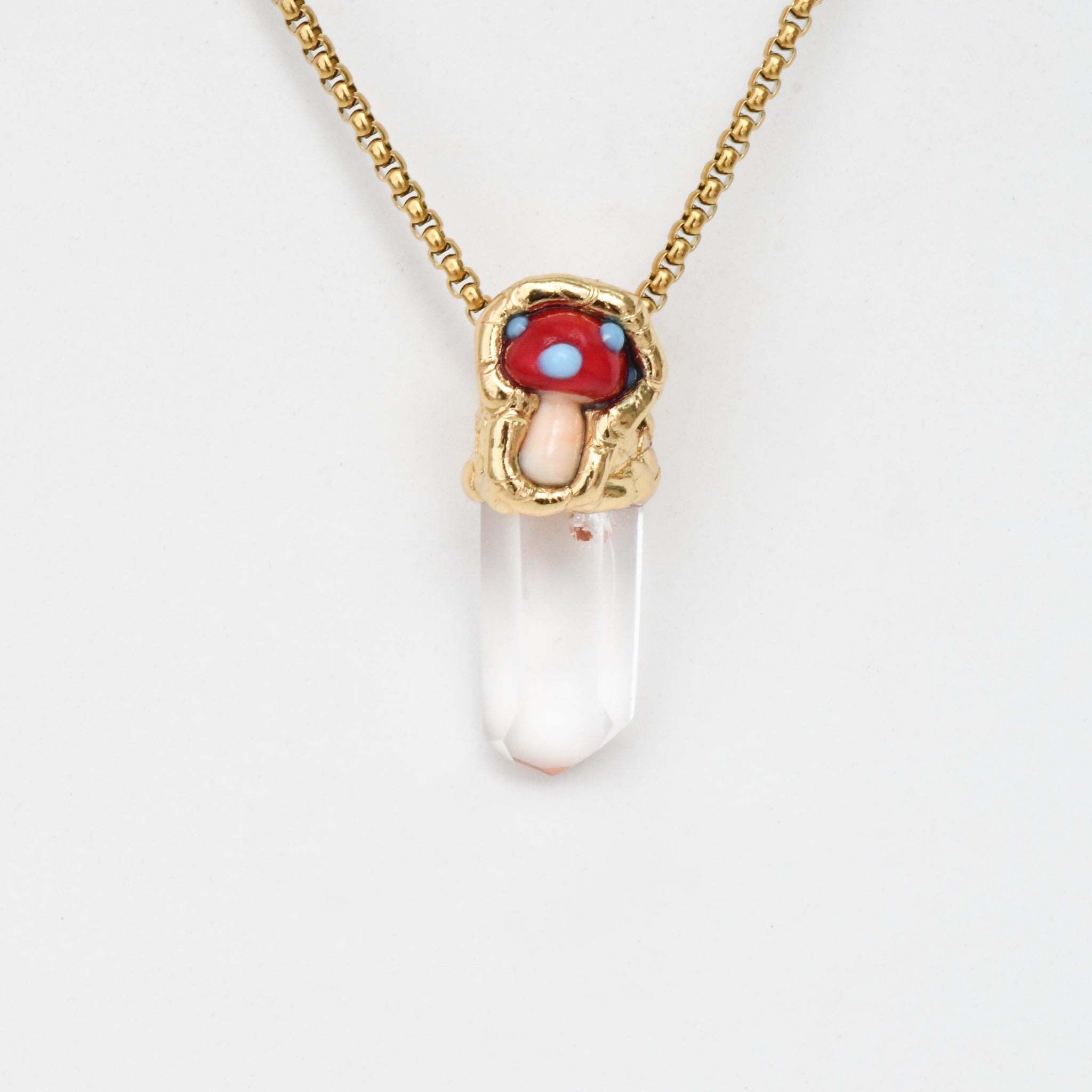 Clear Quartz & Mushroom