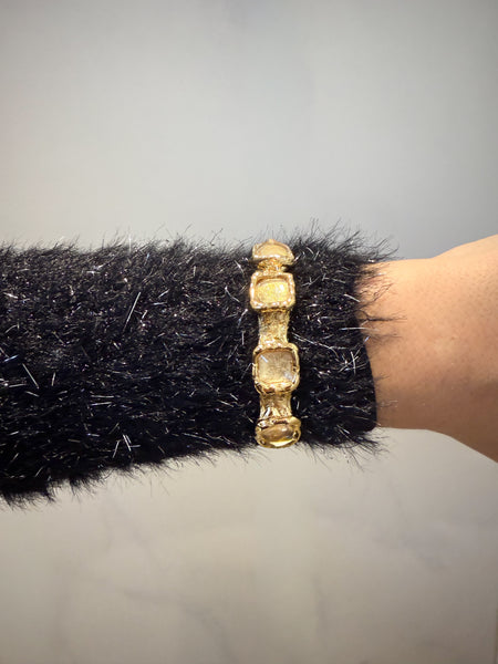 Bracelet with 5x Golden Stardust