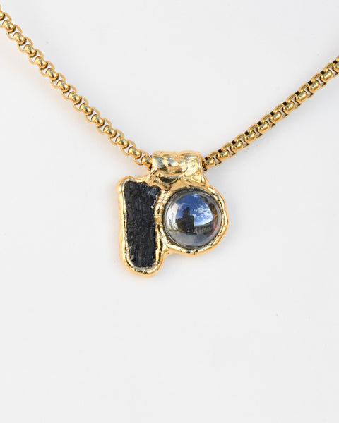 Black Tourmaline & Glass