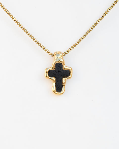 Black Lava Cross