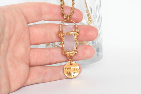 LOVEly Necklace with Rose Quartz 💗