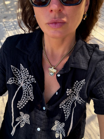 Gold Clear Quartz & Stars