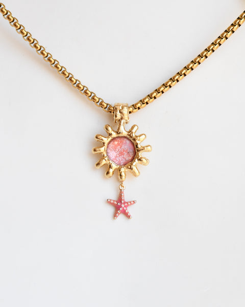 Pinkish Sun + Starfish