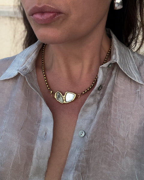 Quartz from Ibiza & Glass