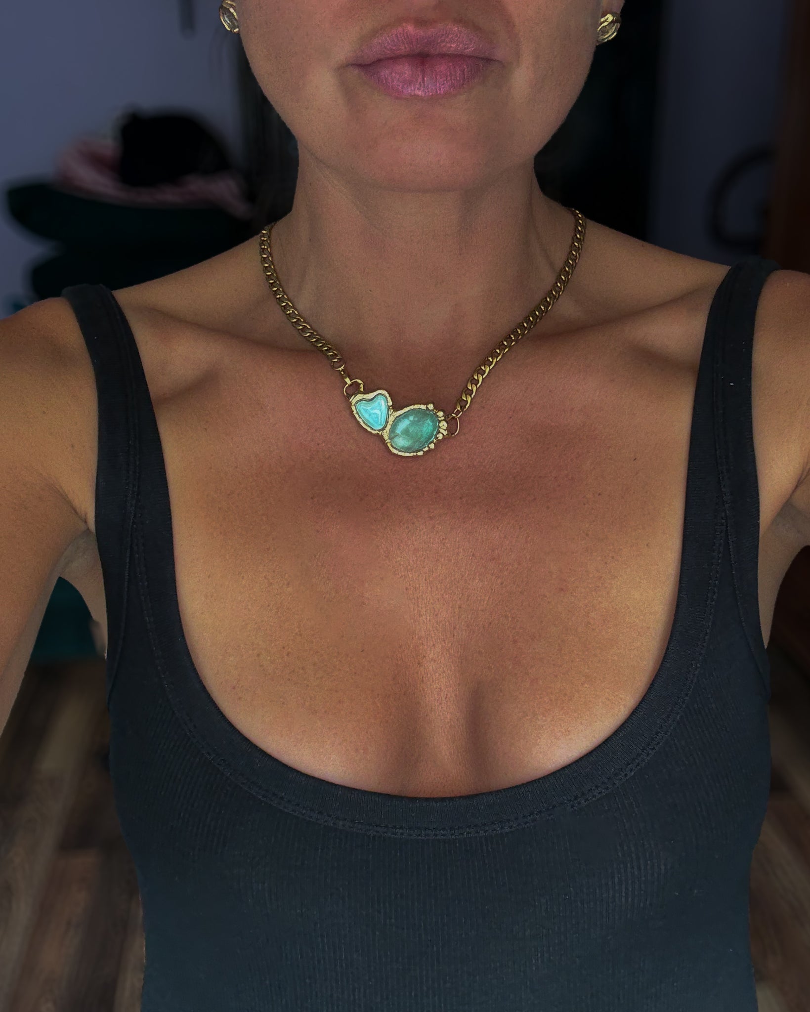 Fluorite and heart