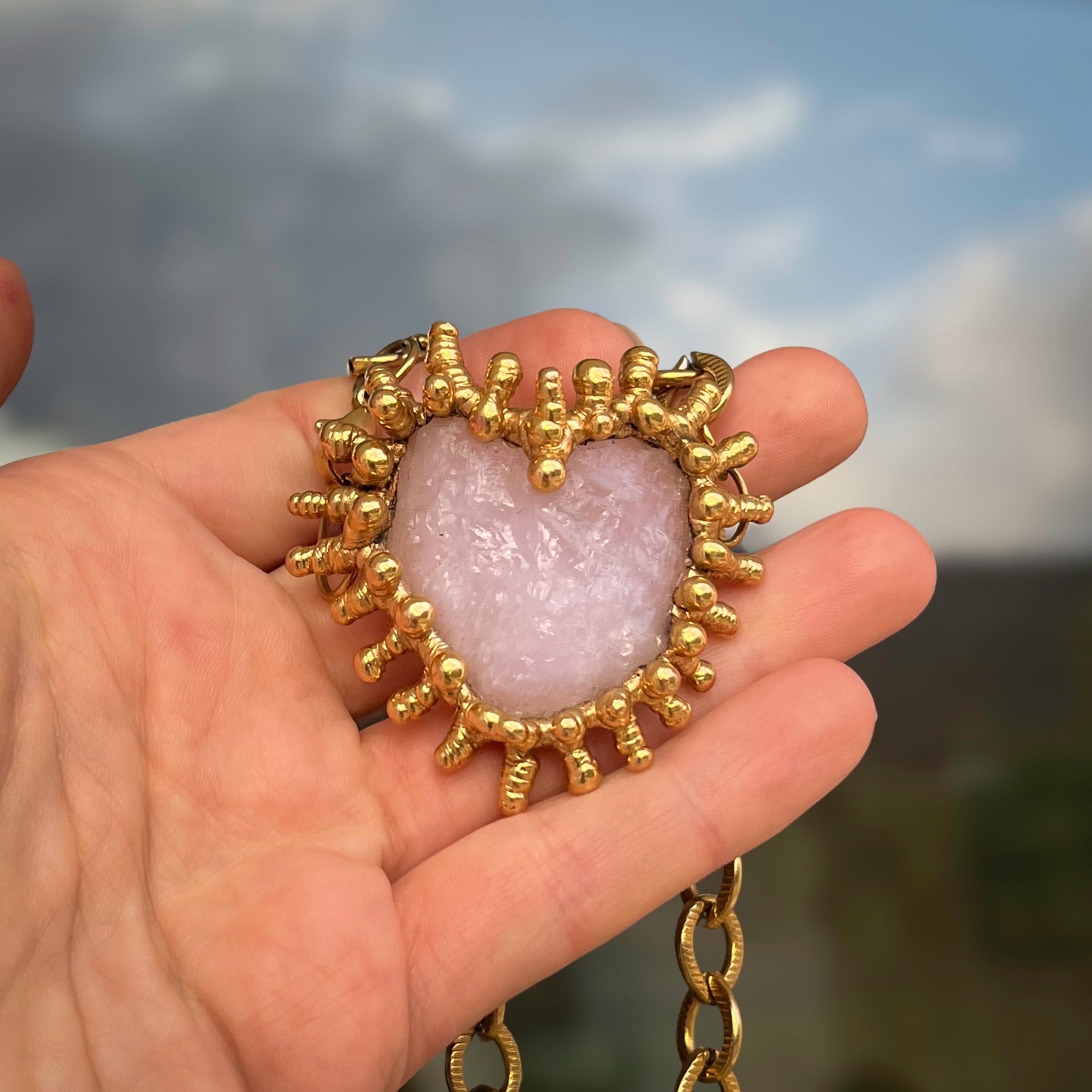 Big Rose Quartz Heart 😍