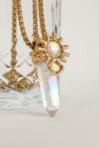 Glorious Aura Quartz with Sun