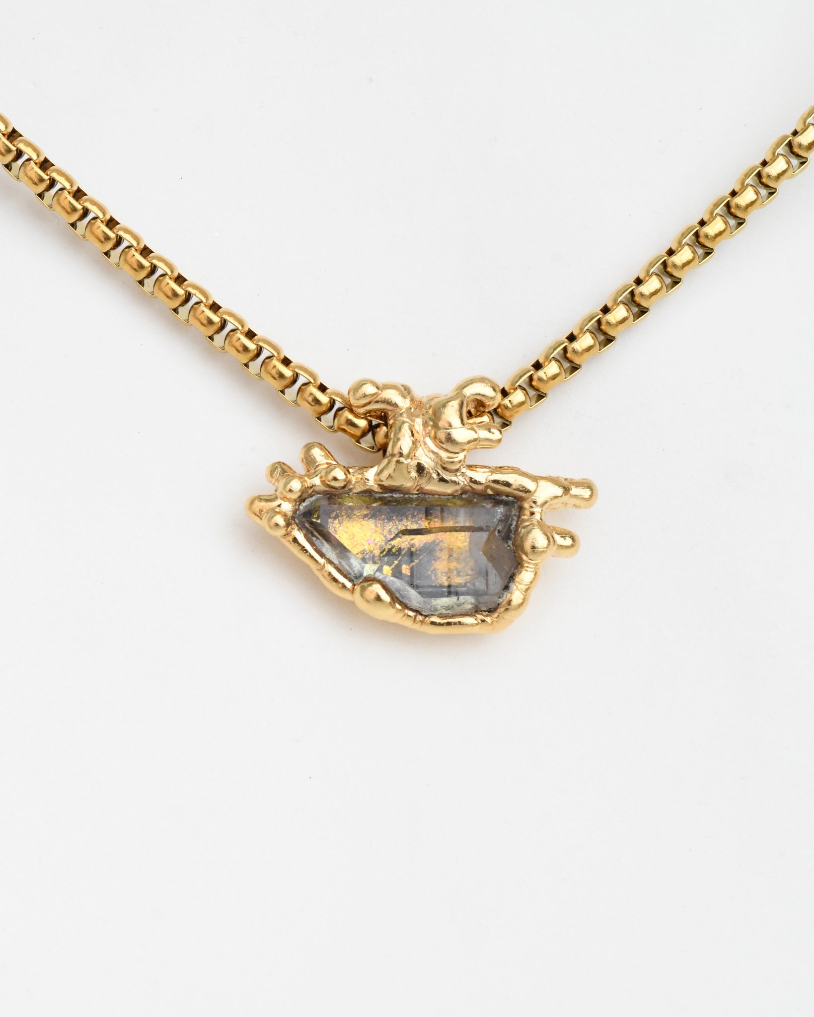 Quartz with Stardust on Black