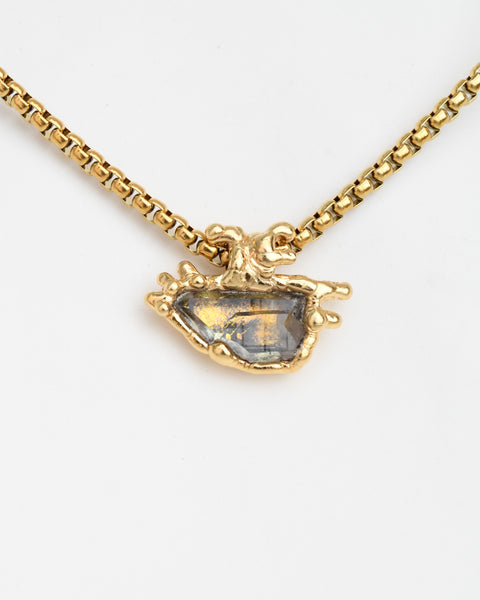 Quartz with Stardust on Black