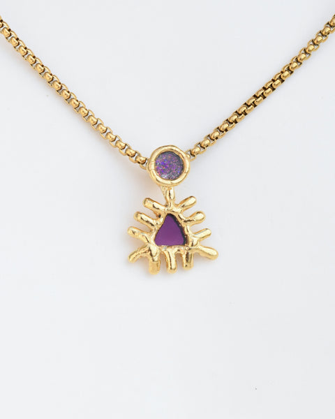 All-Seeing Eye in Purple