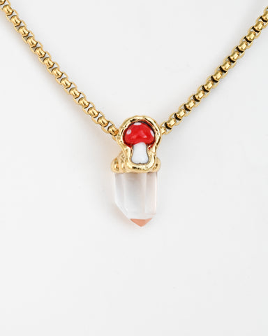 Quartz with Mushroom