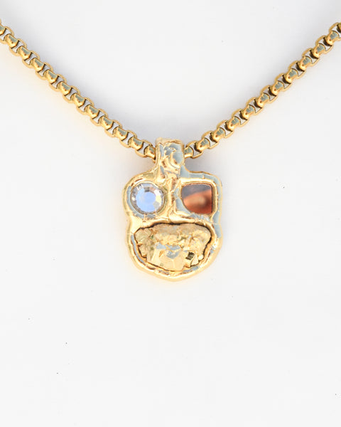 So Gold! Pyrite, Big Zircon & Mirror