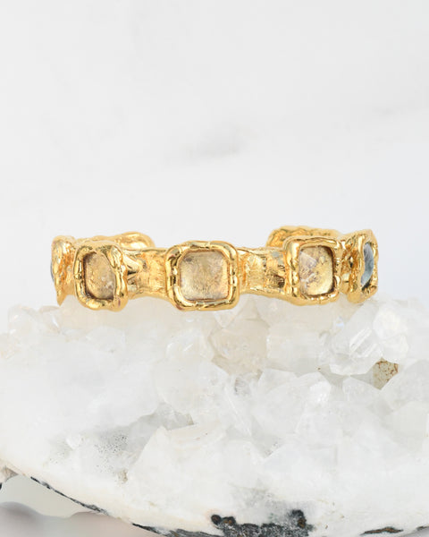 Bracelet with 5x Golden Stardust