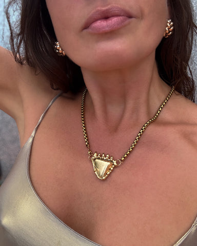 Shungite in 18K Gold