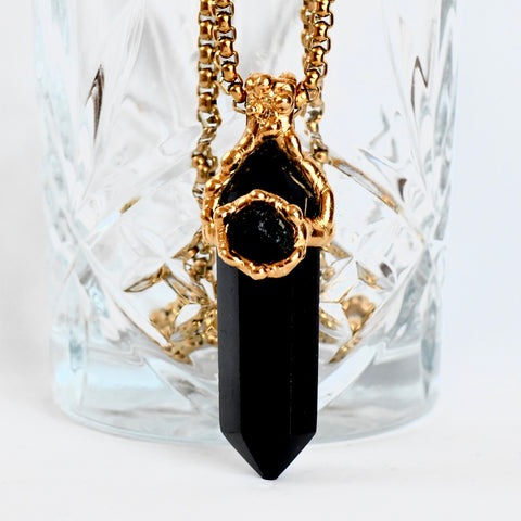 Black Obsidian & Black Tourmaline