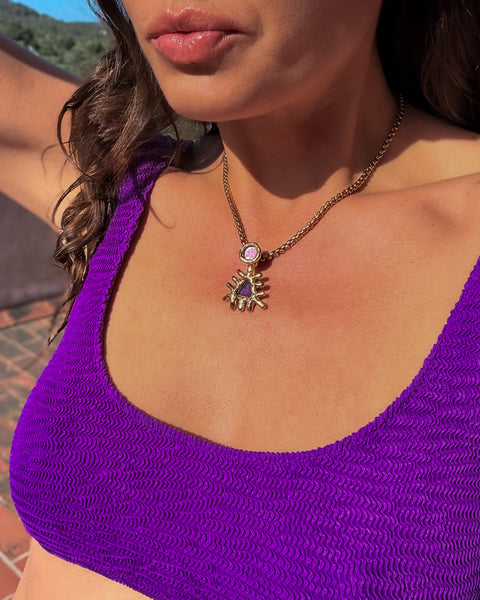 All-Seeing Eye in Purple