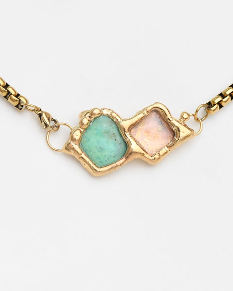 Chrysoprase & Light Pinkish Stardust
