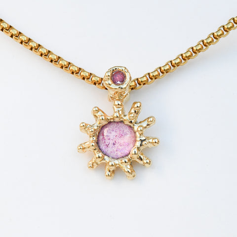 Pink Stardusty Sun & Pink Crystal