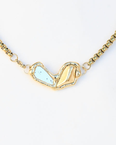 Shungite in Gold and mirror