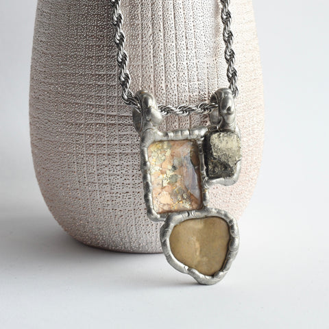 Stone from Ibiza & Pyrite