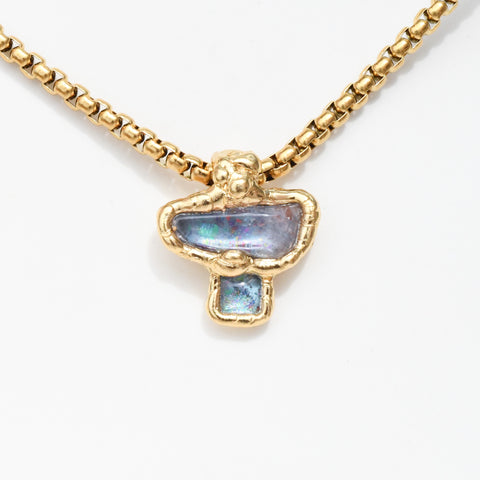 Mushroomy Style in Light Blue Colours