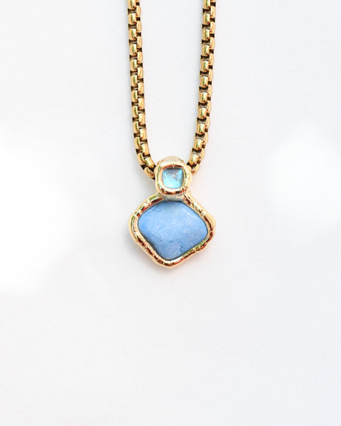 Blue Howlite & Blue Stardust