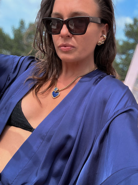 Lapis Lazuli & Swarovski Crystal