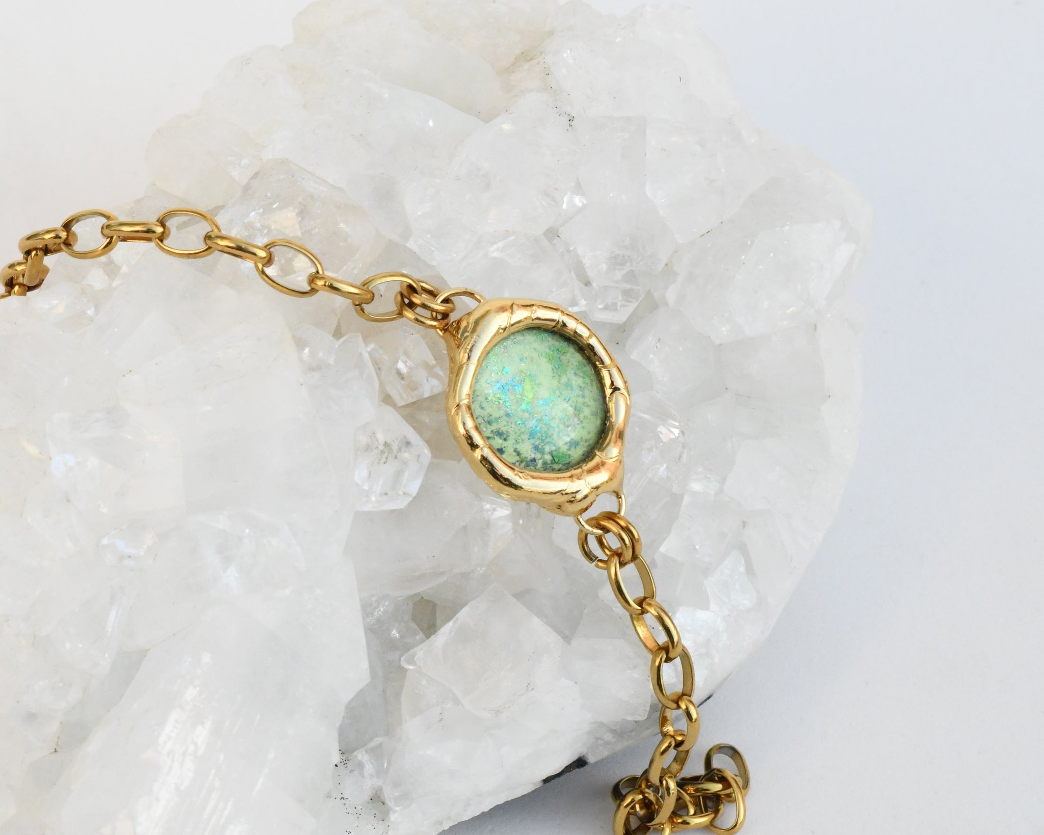 Green Stardust Bracelet