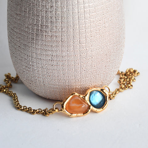 Carnelian & Blue Eye