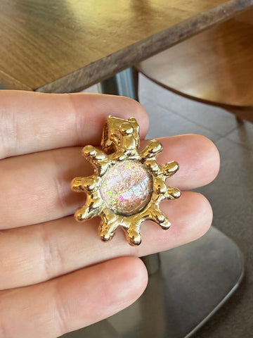Sun with Pink Stardust