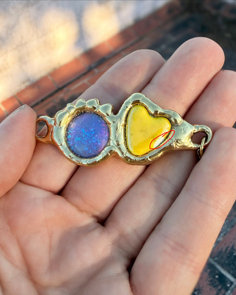 Purple Stardust and Yellow heart
