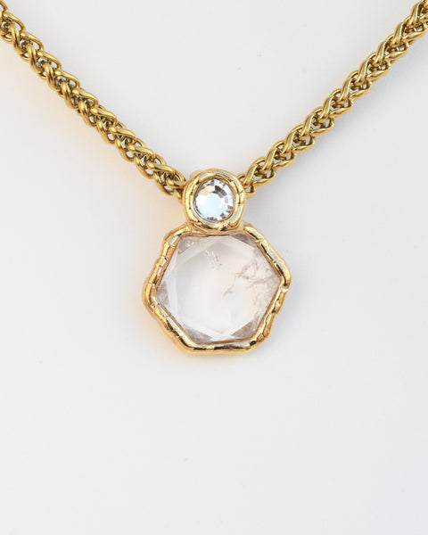 Hexagonal Clear Quartz & ✨