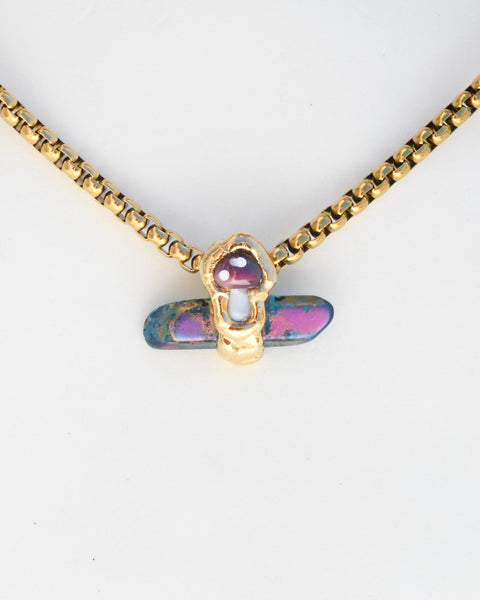 Purple Quartz & Mushroom