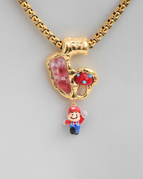 Mario Bross & Clear Quartz