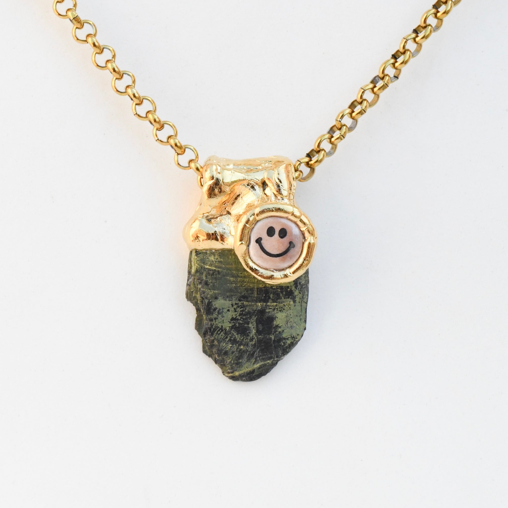 Black Tourmaline with Smile