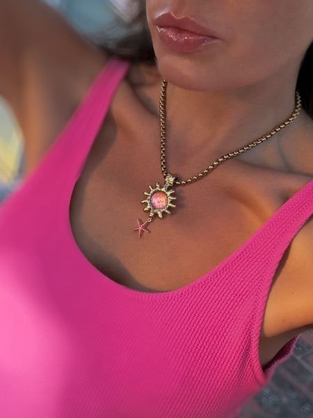 Pinkish Sun + Starfish