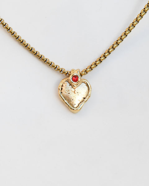 Pyrite Heart & Red Eye