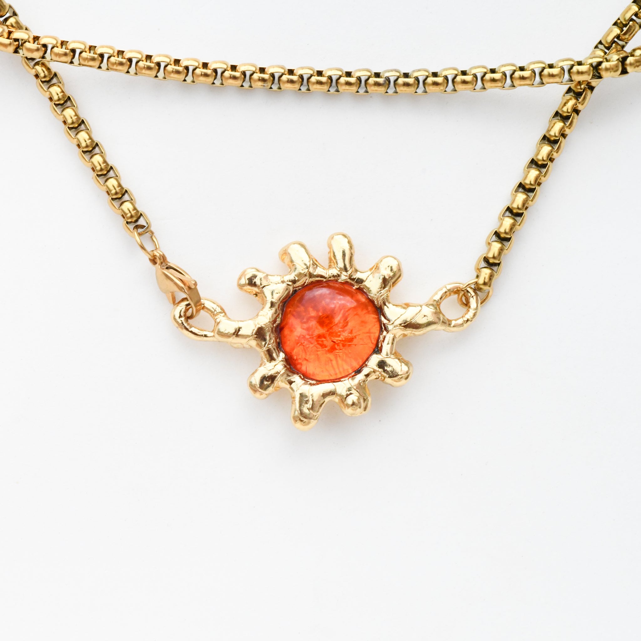 Orange Glass Eye Sun