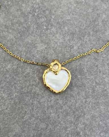Mother of Pearl Heart