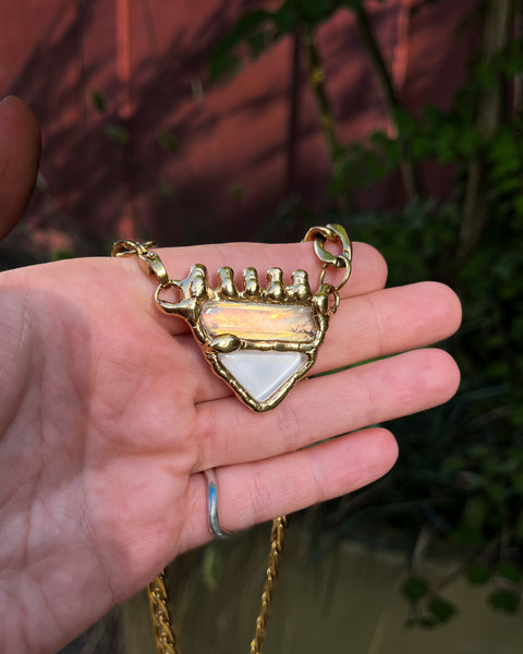 Stardusty Quartz & Piece of Tile