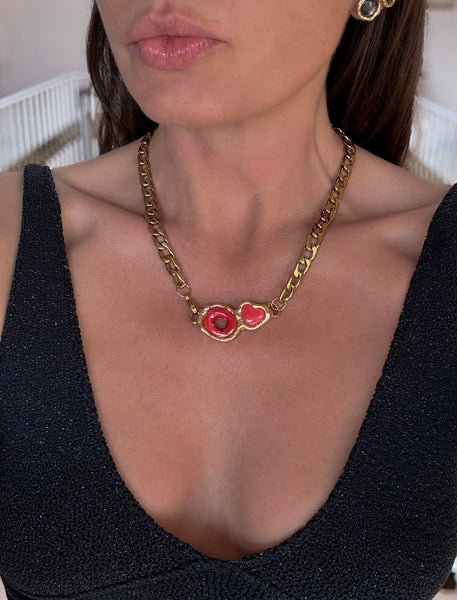 Ceramic Love Necklace