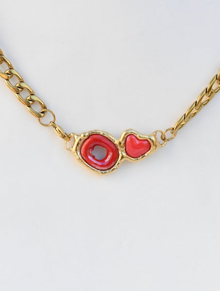 Ceramic Love Necklace