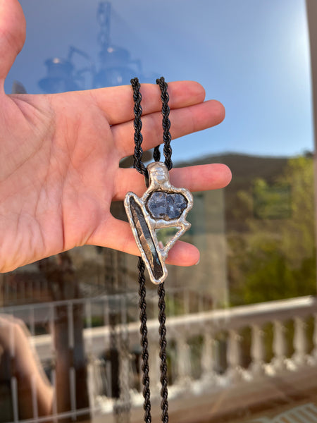 Shiny Mica & Black Quartz