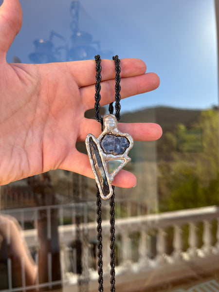 Shiny Mica & Black Quartz