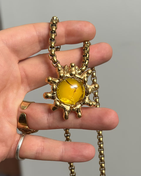 Yellow glass Sun