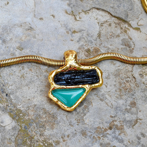 D. Tourmaline & Green Tile